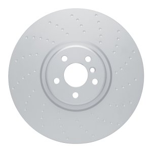 BMW 840i xDrive Brake Rotor (1) - Right Front - R1 Concepts - GeoSPEC Coated Dimpled - `19-`22